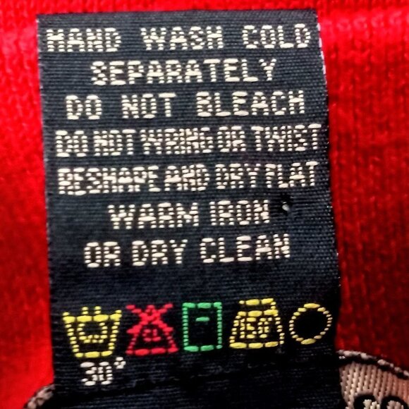 Sydney Easton Red Silk Cotton Long Sleeve Turtleneck Sweater - Picture 4 of 4